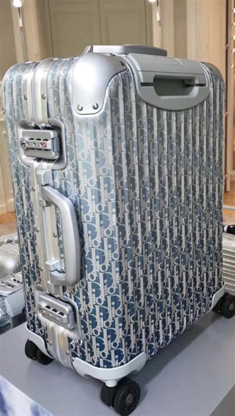 dior rimowa valiz|Dior Rimowa luggage price.